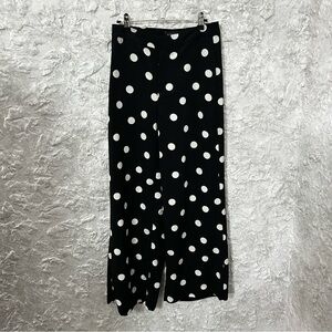 Banana Republic Black and White Polka Dot Maxi Skirt